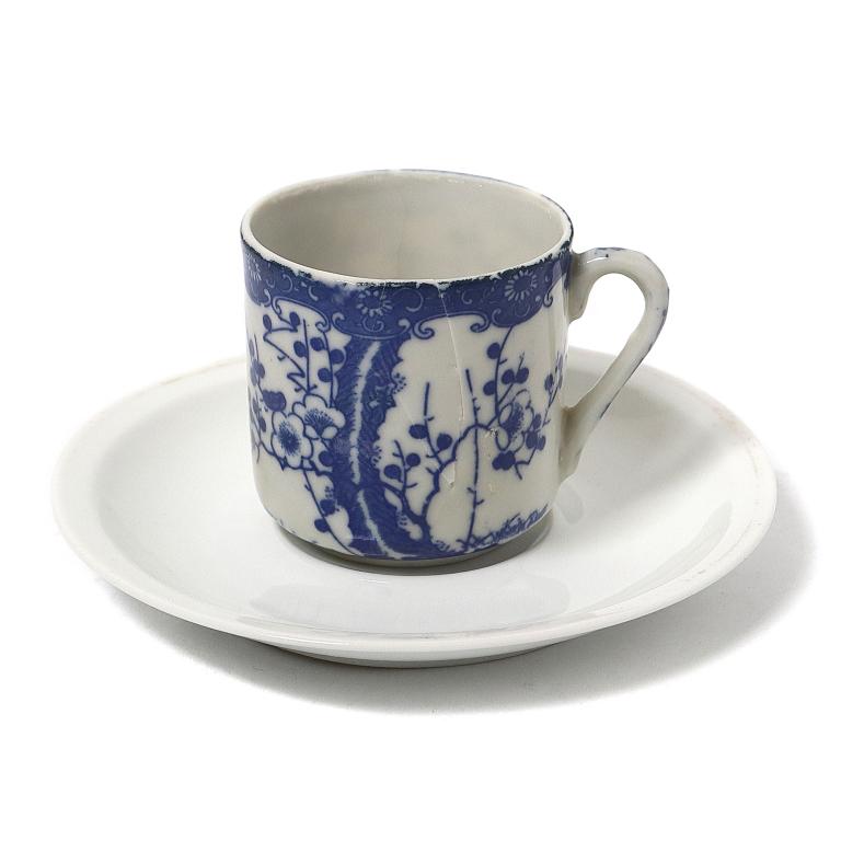 Фарфоровая кофейная пара. Европа