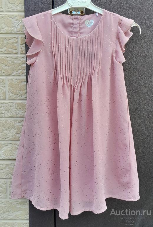 Платье на девочку, цвет розовый (110).