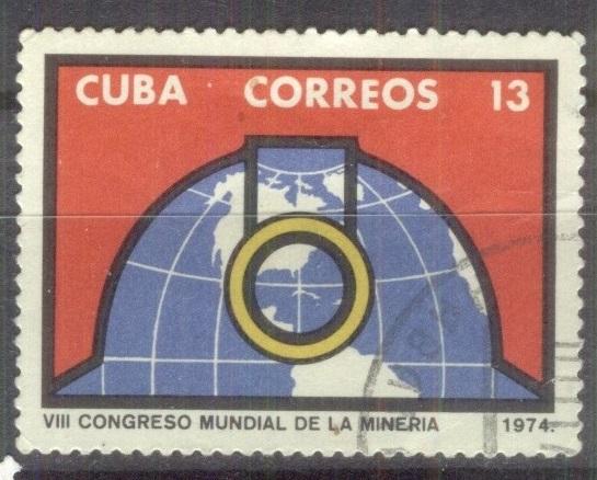 Куба 1974 Mi# 2013  КОНГРЕСС  гаш