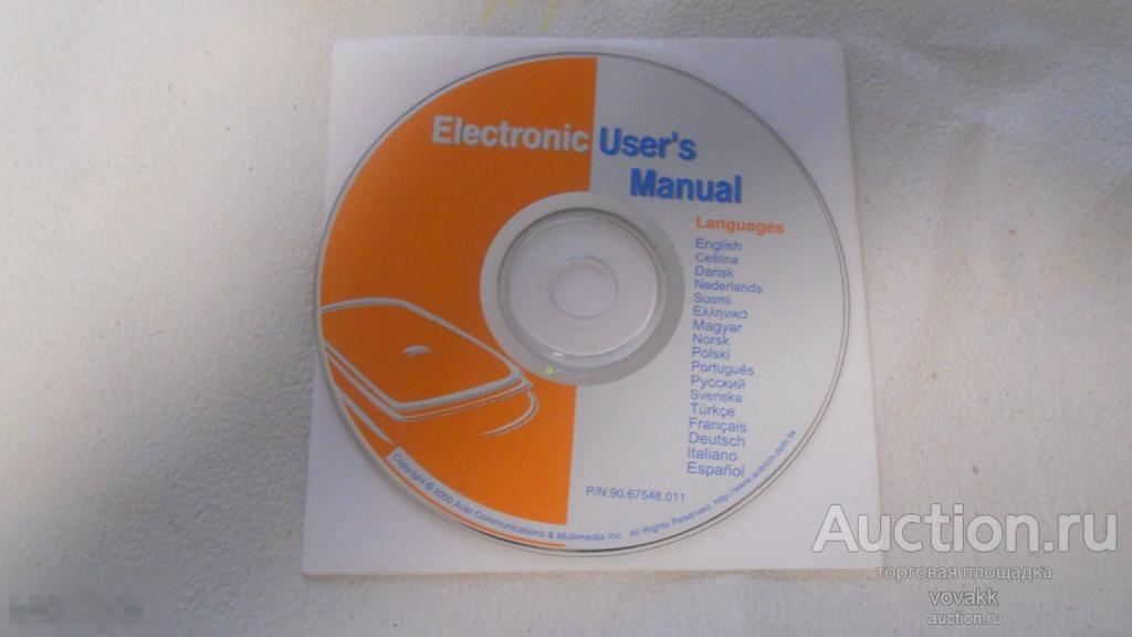 Диск Инструкция Мануал Сканер ACER