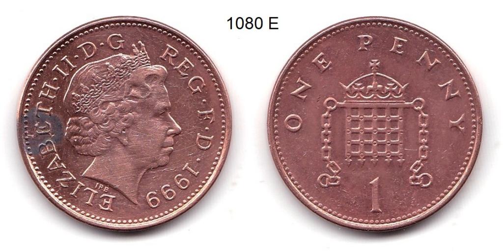 Великобритания. 1 пенни. 1999 год.