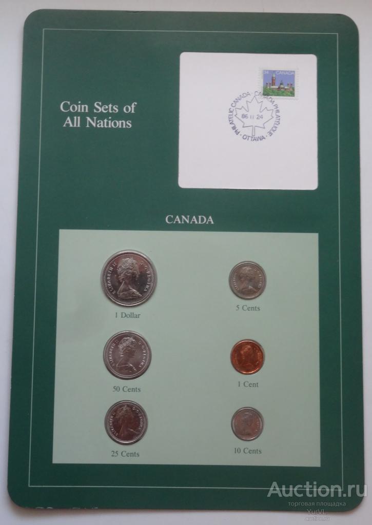 Канада набор монет  из серии Coin Sets of All Nations.