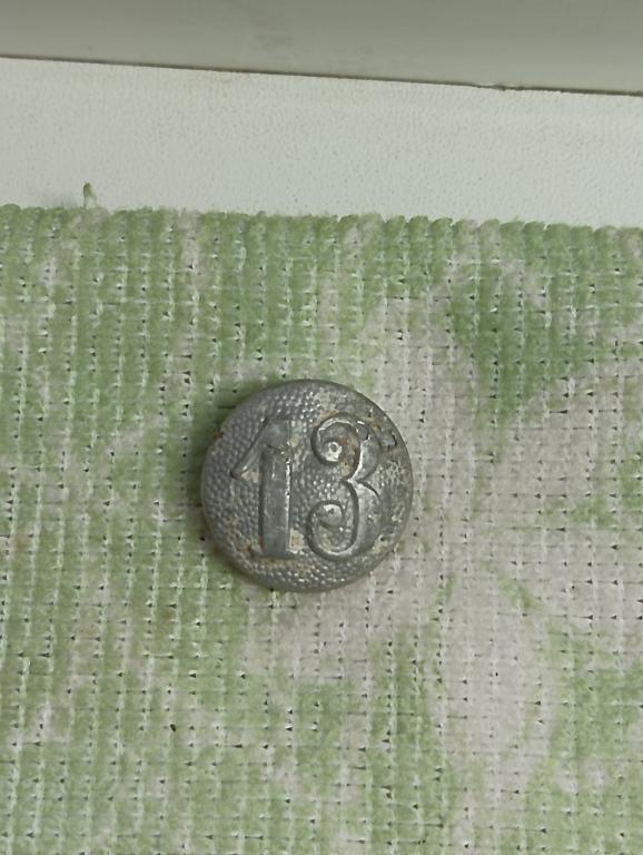 Пуговица номерная, ротная. Германия. 3-й Рейх. ВМВ.