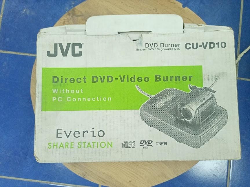 DVD рекордер JVC CU-VD10 - запись с видеокамеры