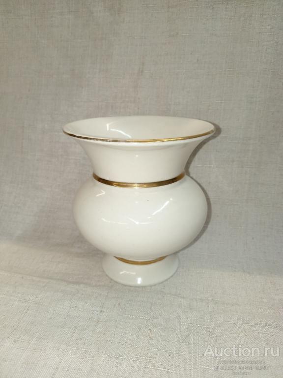 Ваза для цветов. Фарфор ЛОЗ СССР. 