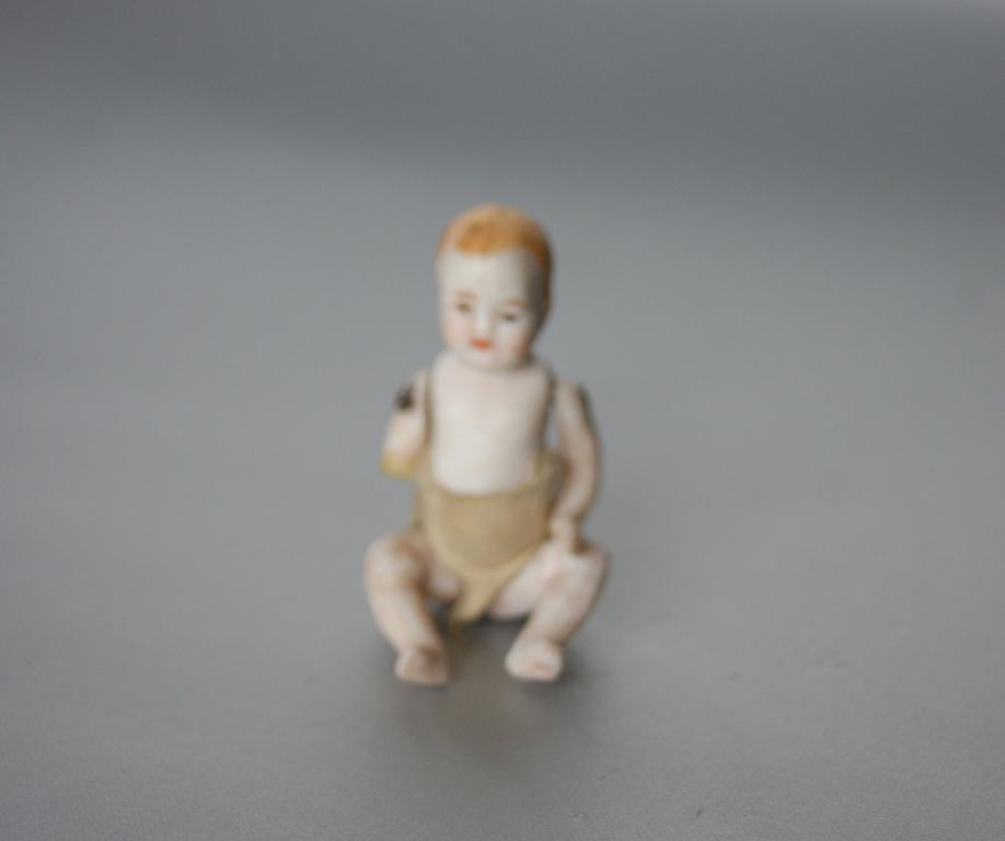 редкая антикварная Кукла Пупс фарфоровая Сер. XX в Западная Европа