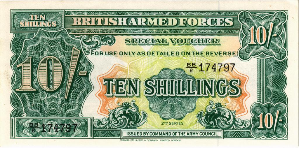 10 шиллингов 1948 Великобритания, UNC  