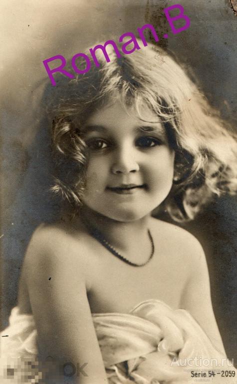 ДЕВОЧКА Дети Антикварная Фото Открытка Девочки Старинная детская До 1917 года Редкость!