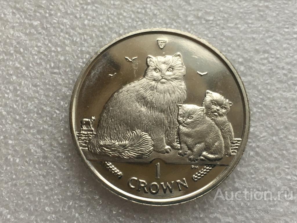 О-в Мэн 1 крона 2007 Кошка Рэгдолл #2