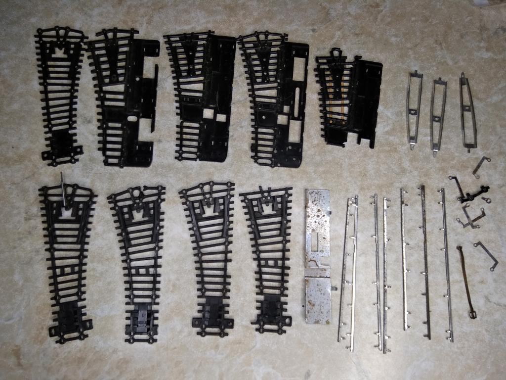 12мм.(TT) Шпальная решетка и части стрелок