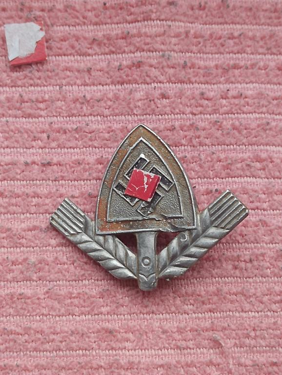 Кокарда. Имперская служба труда. Хорошее состояние. Германия. 3й Рейх. ВМВ.