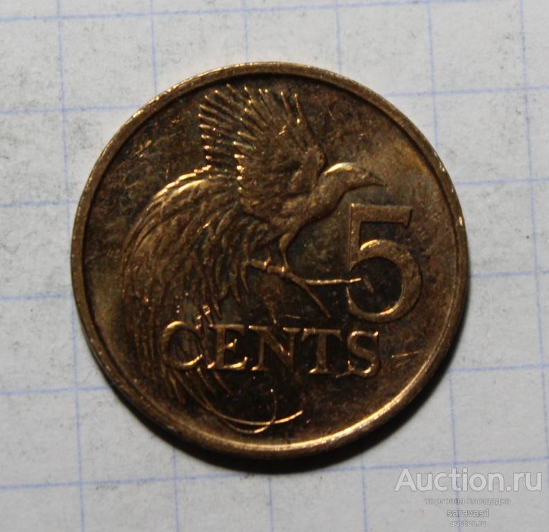 Тринидад и Тобаго 5 центов 2012 /1/ км#30.