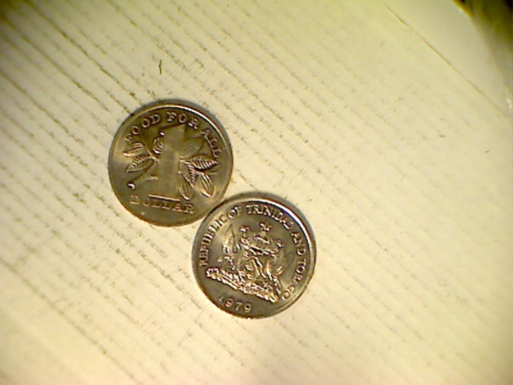 ТРИНИДАД И ТОБАГО 2ШТ 1979 ГОД ЦЕНА ЗА ОДНУ МОНЕТУ