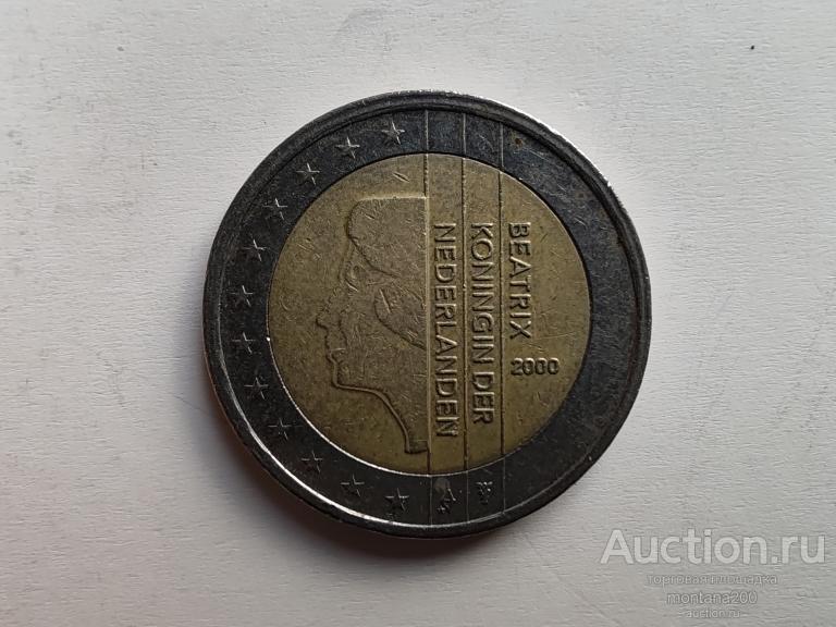 нидерланды 2 евро 2000 .1