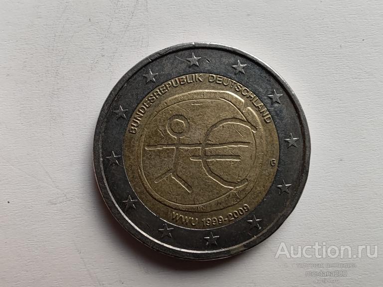 германия 2 евро 2009 .3