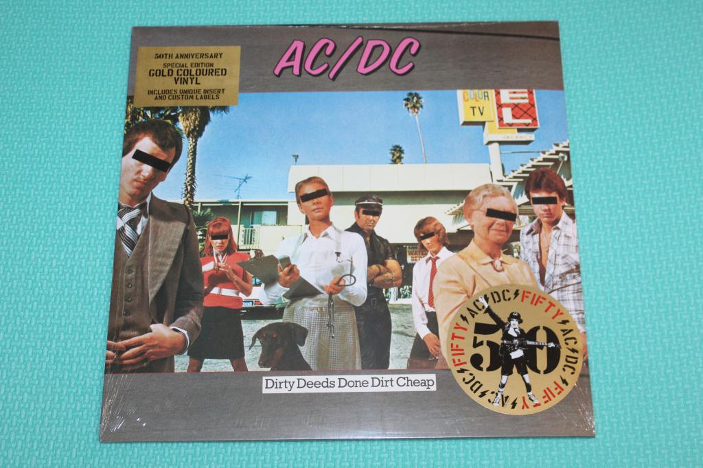 AC/DC / Dirty Deeds Done Dirt Cheap 76 / EU GOLD  LP