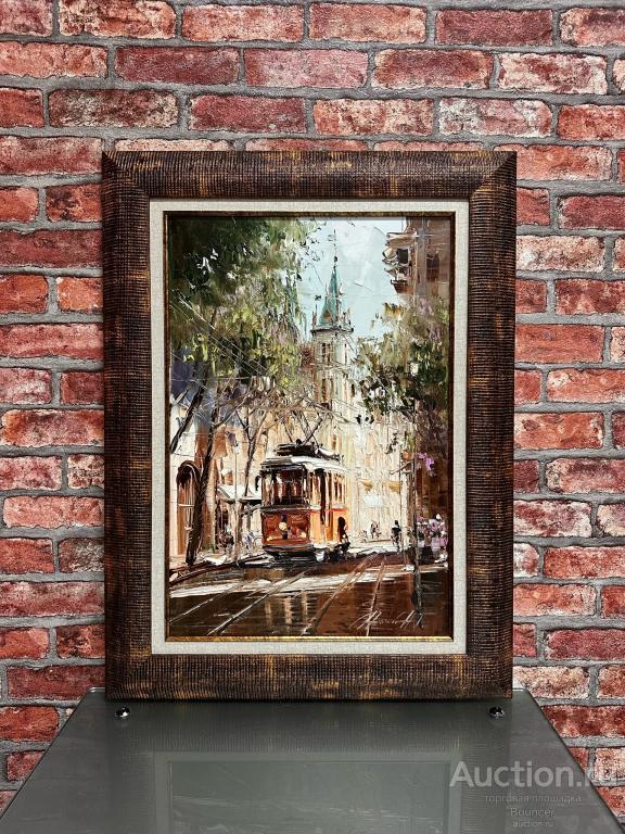 Картина "Городской пейзаж". Холст, масло. Наиль Галимов  2025 год