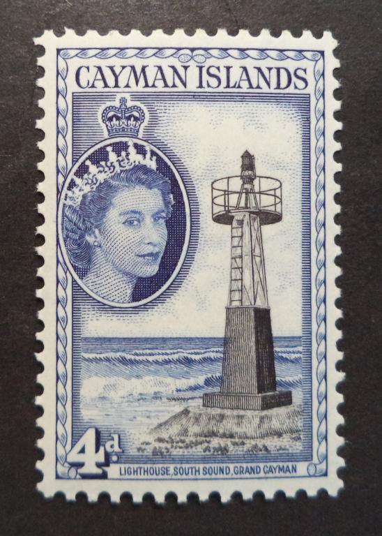 Каймановы о-ва  1953 г.  Маяк  4d.  *    Би.10
