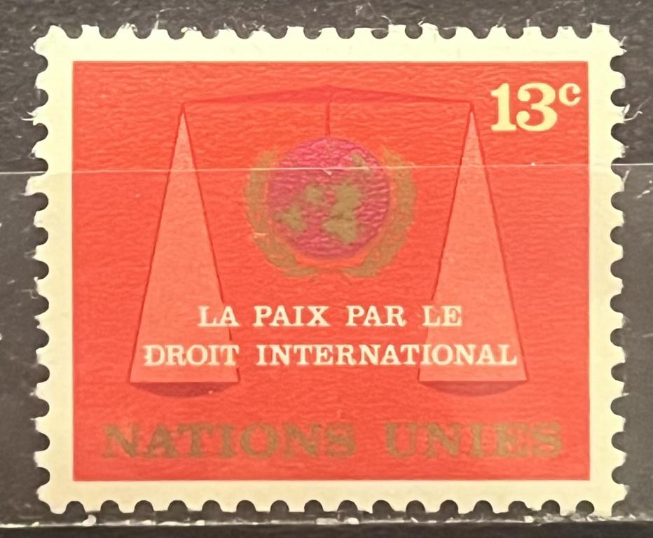 Почтовая марка ООН 🇺🇳