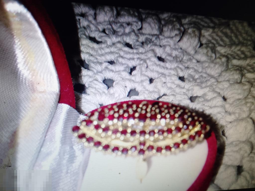 кольцо Богемские гранаты серебро в золоте