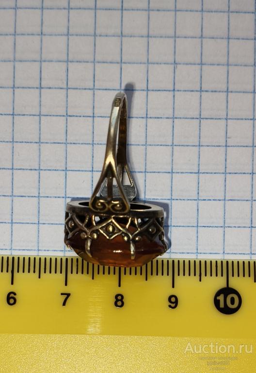 Кольца серебро 875 звезда сохран патина