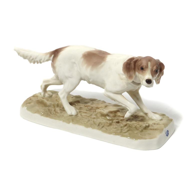 Фарфоровая фигура  "Сеттер". Nymphenburg