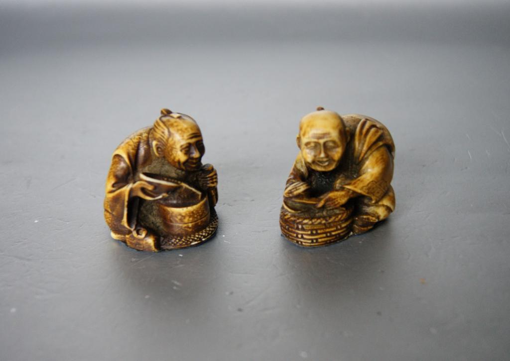 Китайцы фигурки нэцкэ 60-70 е Китай