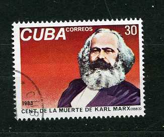 Куба. Карл Маркс. 1983. гаш