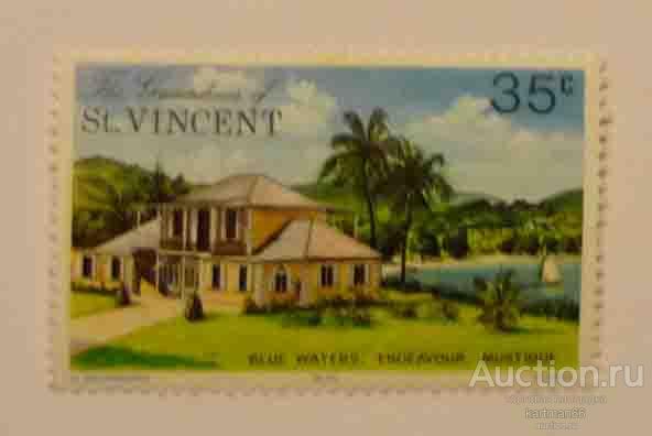 24.35  МАРКИ Гренадины Сент-Винсента   Остров Мистик  1 шт 1975 г