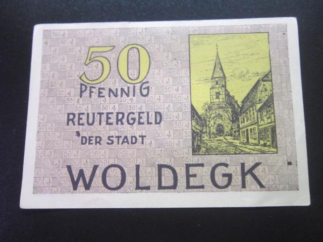 ГЕРМАНИЯ НОТГЕЛЬД  50  ПФЕННИГОВ       Woldegk