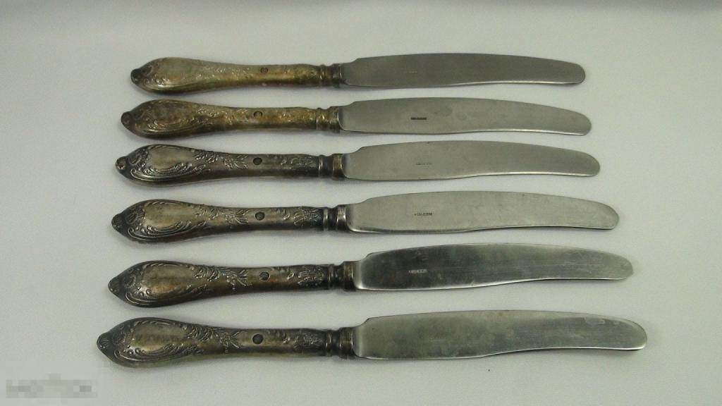 Ножи мельхиор 21,8см 42