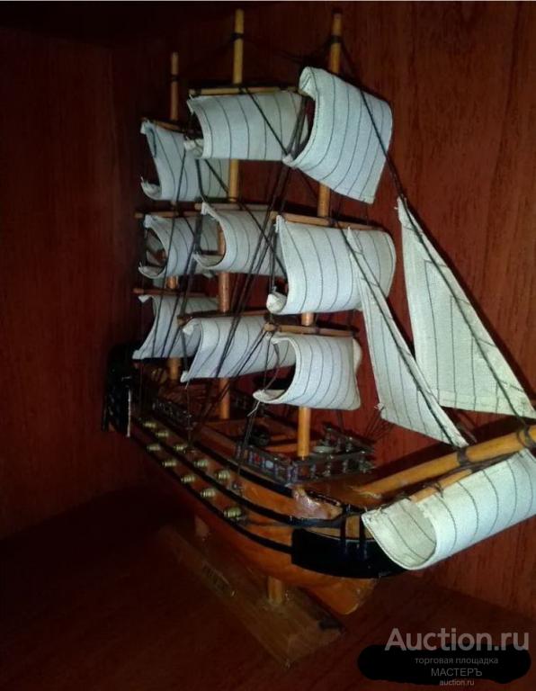 Макет корабля HMS Victory. Дерево. СССР