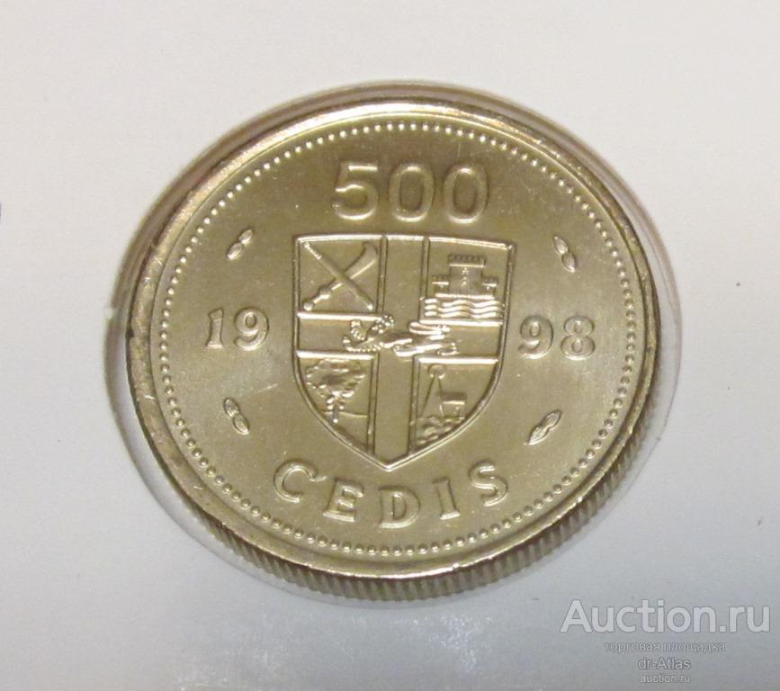 Гана 500 седи 1998 UNC 9812