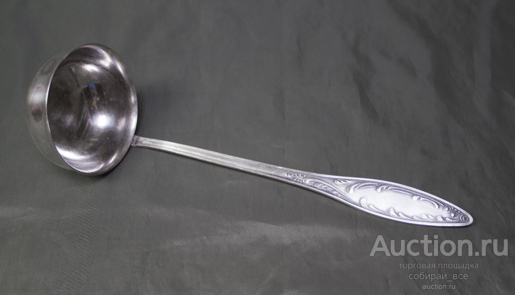 Половник, мельхиор, Кольчугино, длина 29 см (1)