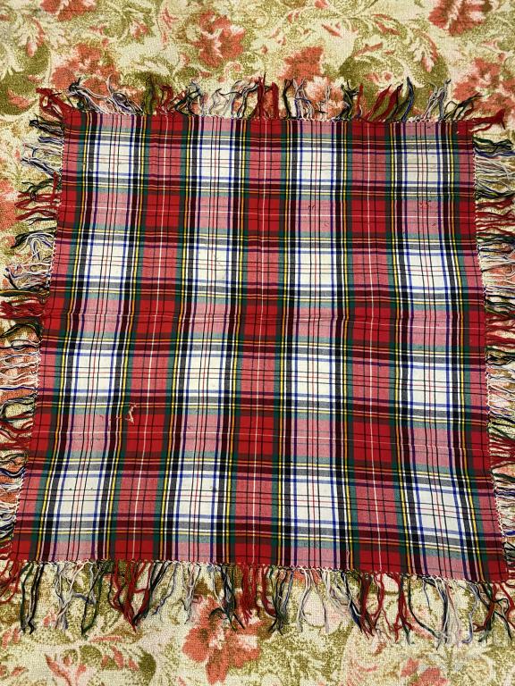 Старинный Антикварный  Женский платок шаль 19век.