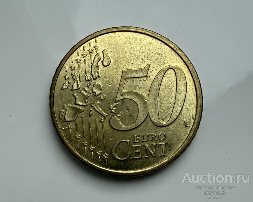 50 евро центов 2002 G, Германия