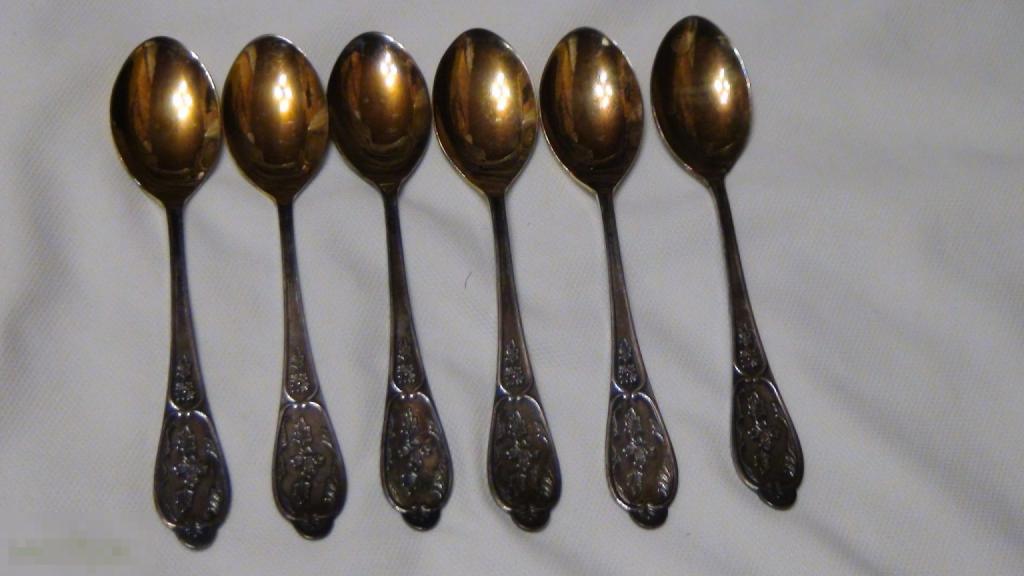 Чайные ложки мельхиор 29