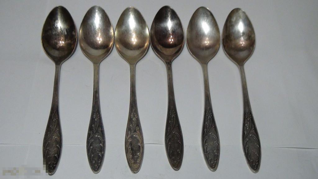 Десертные ложки мельхиор А9.