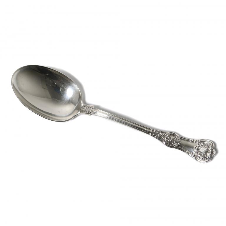 Серебряная сервировочная ложка. США, Tiffany
