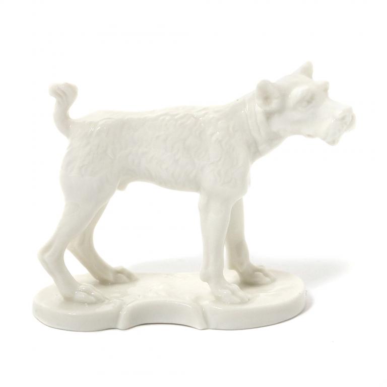 Фарфоровая фигура "Терьер​". Nymphenburg