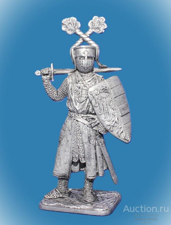 358 Оловянный солдатик Генрих I, герцог фон Анхальт, 12-13вв., 54 мм