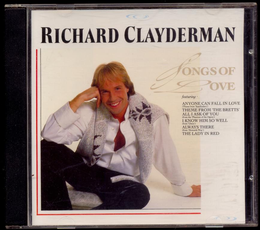 RICHARD CLAYDERMAN  – Songs Of Love 1987 made in GERMANY​ by PMDC (лот 2)