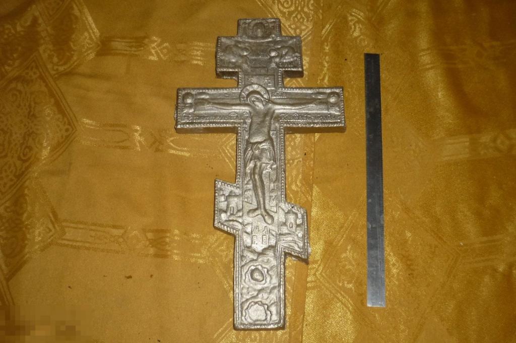 Панно настенное Распятие крест 19 х 36 см