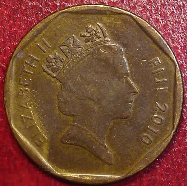 Фиджи 1 доллар 2010 года.