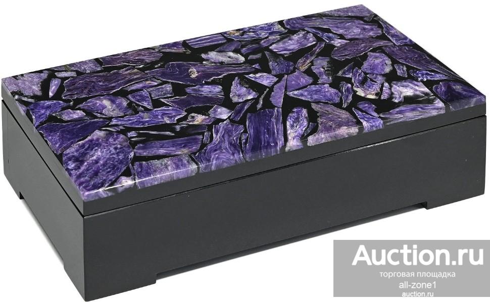 Шкатулка из чароита КУПЮРА 0373410434