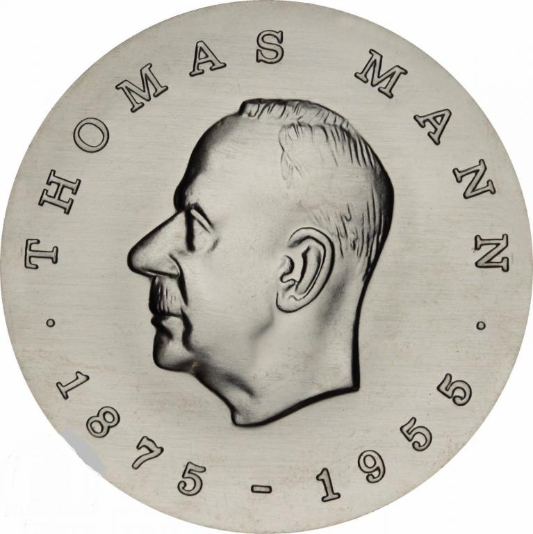 ГДР 5 марок 1975 г.  Томас Манн. UNC. Оригинал