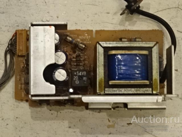 Трансформаторная сборка, (блок питания) на плате от зарубежного устройства.