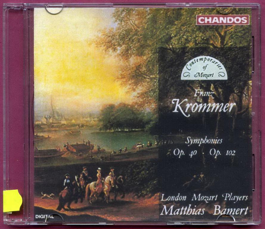(1438) Франц Кроммер (Krommer). 2 симфонии. Hand-Made CD