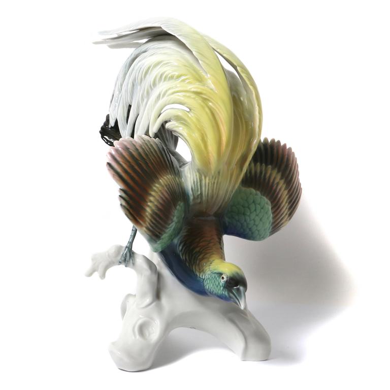 Фарфоровая фигура "Райская птица". Karl Ens