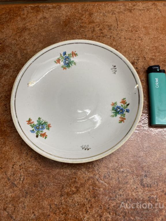 Чайное блюдце. Дулево. СССР. Винтаж.